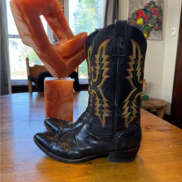 Vintage Rod Patrick Cowboy Boots Sz 15.5 - Picture 1 of 9